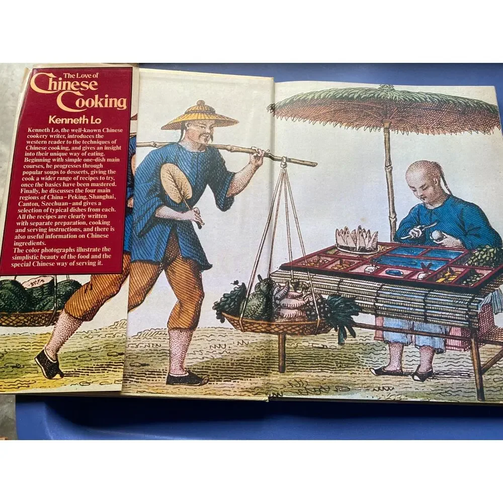 The Love of Chinese Cooking Kenneth Lo 1977 Vintage Cook Book